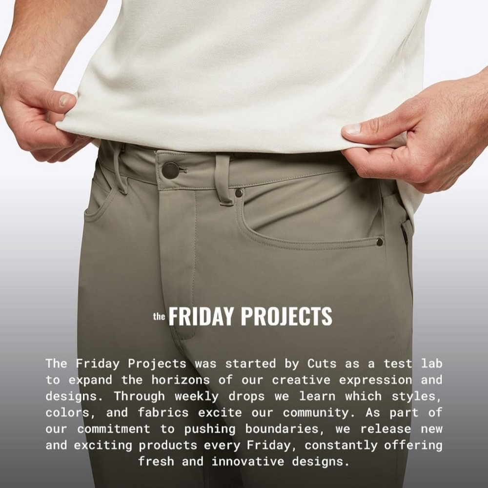 Cuts clothing friday projects slim fit ao pants in coyote colorway 32x34